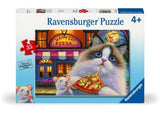 Ravensburger - Happy Cat Pizza Puzzle 35 Pieces