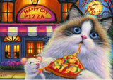 Ravensburger - Happy Cat Pizza Puzzle 35 Pieces