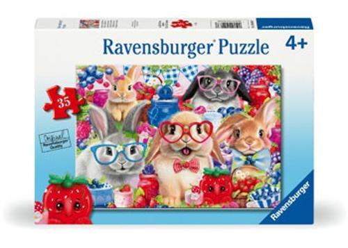 Ravensburger - Bunnies and Berries Puzzle 35 Pieces