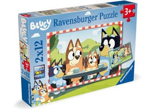 Ravensburger - Bluey Family Time Puzzle 2x12 Pieces