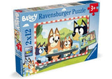 Ravensburger - Bluey Family Time Puzzle 2x12 Pieces