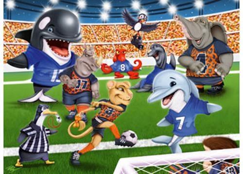 Ravensburger - Soccer Field Flair Puzzle 150 Pieces