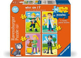 Ravensburger - Who Am I? My First Puzzle 2/3/4/5 Pieces