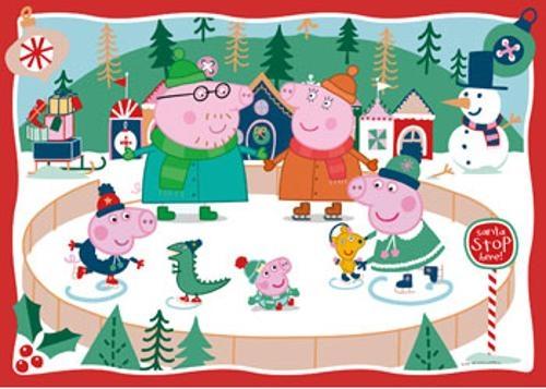 Ravensburger - Peppa Pig Christmas Giant Floor Puzzle 24 Pieces