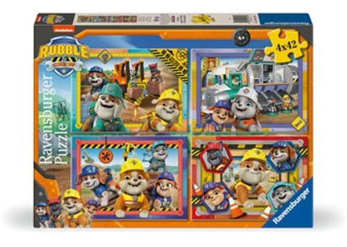 Ravensburger - Rubble & Crew Bumper Pack Puzzle 4x42 Pieces