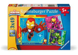 Ť Ravensburger - Iron Man & His Awesome Friends Puzzle 3x49 pieces