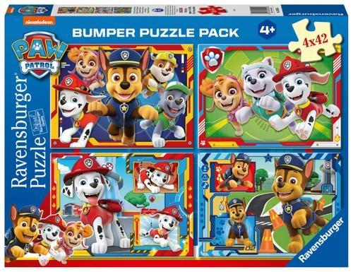 Ravensburger - Paw Patrol Team Bumper Pack Puzzle 4x42 Pieces