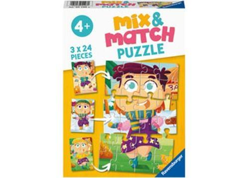 Ravensburger - Fashion Mix Puzzle 3x24 Pieces