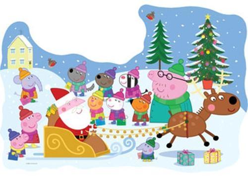 Ravensburger - Peppa Pig Christmas Shaped Puzzle 24 Pieces