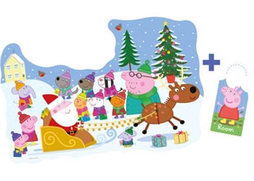 Ravensburger - Peppa Pig Christmas Shaped Puzzle 24 Pieces