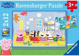 Ravensburger - Peppa's Adventures Puzzle 2x12 Pieces