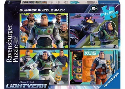 Ravensburger - Disney Buzz Lightyear Bumper Pack 4x100 Pieces