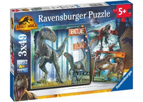 Ravensburger - Jurassic World Domination Puzzle 3x49 Pieces