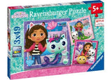 Ravensburger - Gabby's Dollhouse It's Meow Time! 3x49 Pieces