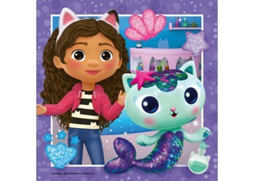 Ravensburger - Gabby's Dollhouse It's Meow Time! 3x49 Pieces