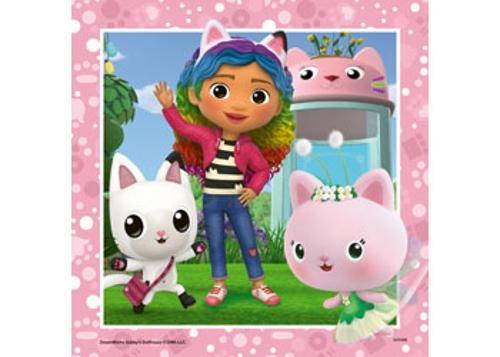 Ravensburger - Gabby's Dollhouse It's Meow Time! 3x49 Pieces