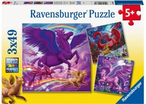 Ravensburger - Mythical Majesty Puzzle 3x49 Pieces