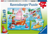 Ravensburger - Fun on the Water Puzzle 3x49 Pieces