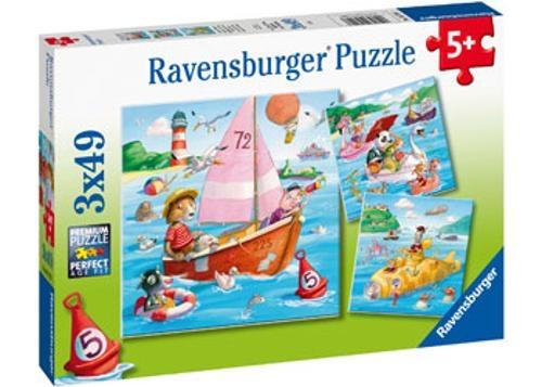 Ravensburger - Fun on the Water Puzzle 3x49 Pieces