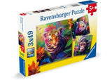 Ravensburger - Jungle Babies Puzzle 3x49 Pieces