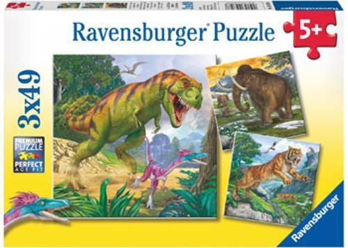 Ravensburger - Primeval Ruler Puzzle 3x49 Pieces