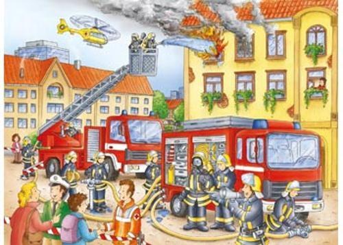 Ravensburger - Fire Department Puzzle 100 Pieces