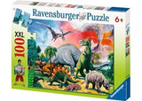Ravensburger - Among the Dinosaurs Puzzle 100 Pieces