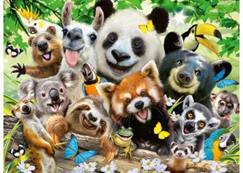 Ravensburger - Wildlife Selfie Puzzle 300 Pieces
