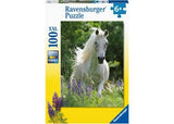 Ravensburger - Horse in Flowers Puzzle 100 Pieces