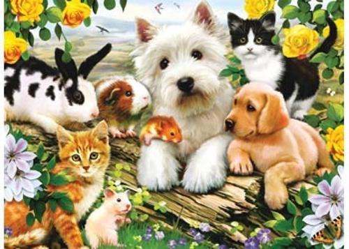 Ravensburger - Happy Animal Buddies Puzzle 300 Pieces