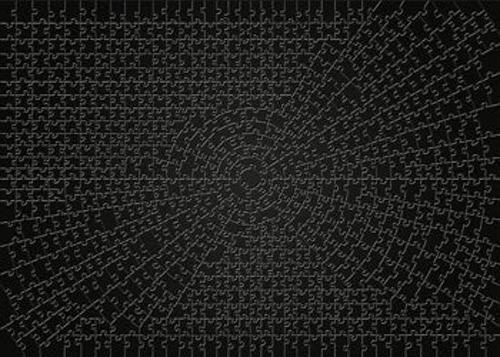 Ravensburger - Krypt Black Spiral Puzzle 736 Pieces