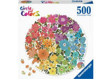 Ravensburger - Flowers Circle Puzzle 500 Pieces