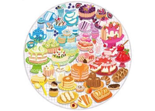 Ravensburger - Desserts & Pastries Circle Puzzle 500 Pieces