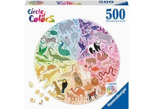 Ravensburger - Animals Circle Puzzle 500 Pieces
