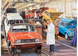Ravensburger - Happy Days No 6 Work Day Memories 4x500 Pieces