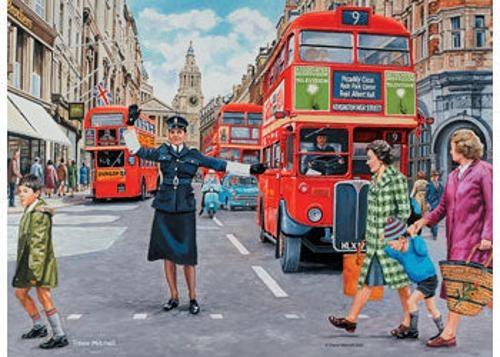 Ravensburger - Happy Days No 6 Work Day Memories 4x500 Pieces