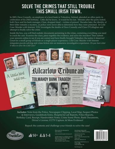 ThinkFun - Cold Case: Murder with Interest