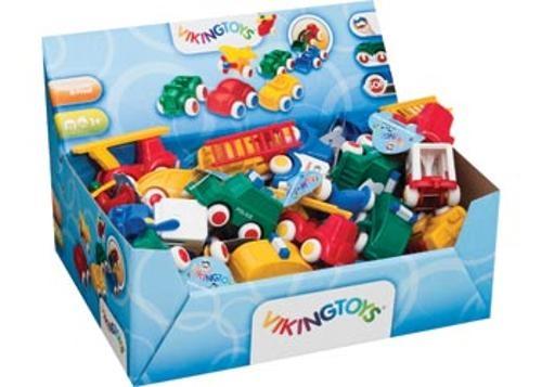 Viking Toys - Mini Chubbies Rescue Cars 33 Pieces Counter Display