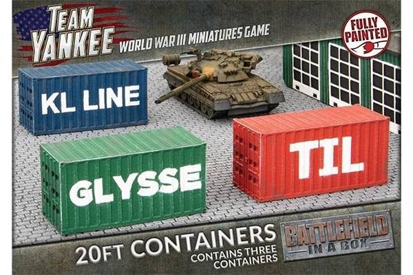 WWIII: Modern Terrain  - Shipping Containers 20FT