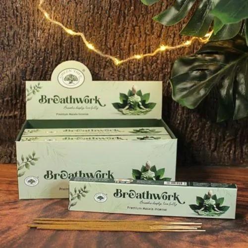 Green Tree Breathwork Incense Sticks 15g Pack of 12