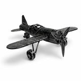 Vintage Metal Tiger Moth Plane Ornament 23cm