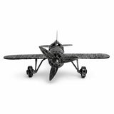 Vintage Metal Tiger Moth Plane Ornament 23cm