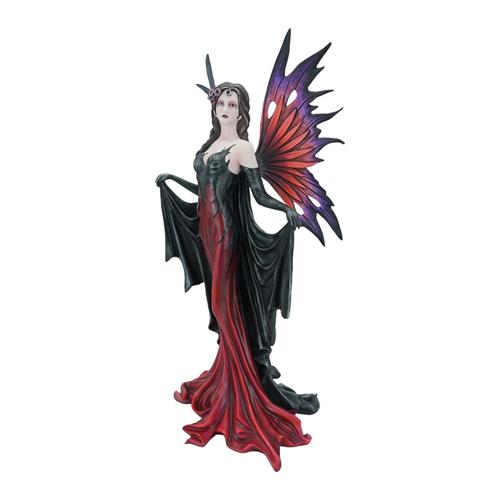 Red Dress Fairy Polyresin Figurine 55cm