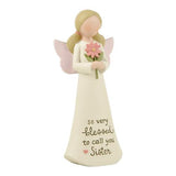 Sister Angel Polyresin Figurine 13cm With Sentiment