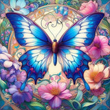 Butterfly And Dragonfly Ceramic Coasters Set of 4