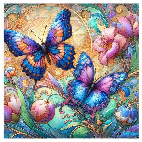 Butterfly Ceramic Trivet With Cork Back 20cm
