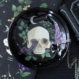 Venom & Vines Skull And Snake Ceramic Trinket Dish