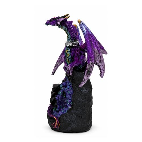 Purple Dragon Egg Polyresin Figurine 15cm