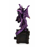 Purple Sentinel Dragon Polyresin Figurine 12.5cm