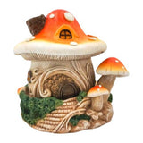 Orange Mushroom Incense Holder 10cm